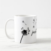 Mug Citation Inspirationnelle JUSTE BRISER LE Dandelio (Gauche)