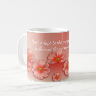 Mug Citation Inspirationnelle sur Pêche Douce & Fleurs