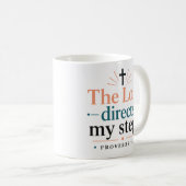 Mug Citation Inspirée de l'Écriture 'Le Seigneur Guide (Devant droit)
