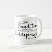 Mug Citation inspirée de l'enseignant de bande personn (Devant droit)