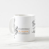 Mug Citation inspirée de l'enseignant de bande personn (Devant gauche)