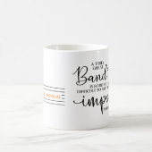 Mug Citation inspirée de l'enseignant de bande personn (Centre)