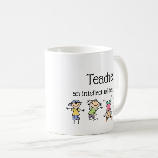 Mug Citation inspirée de l'enseignant d'un Badass inte (Devant droit)