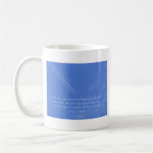Mug Citation inspirée de vol de Leonardo da Vinci (Gauche)