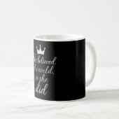 Mug Citation inspirée pour les femmes (Devant droit)
