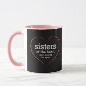 Mug Citation inspirée Soeurs du coeur (Gauche)