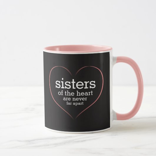 Mug Citation inspirée Soeurs du coeur (Droite)
