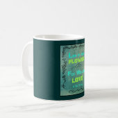Mug Citation inspirée sur l'amour et la vie (Devant gauche)
