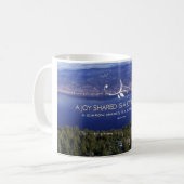 Mug Citation inspirée - une joie partagée (Devant gauche)