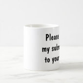 Mug Citation intelligente au sujet de vos questions (Centre)