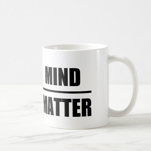 Mug Citation intelligente : Esprit au-dessus de (Droite)