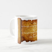 Mug Citation intemporelle de St Augustine : (Devant gauche)