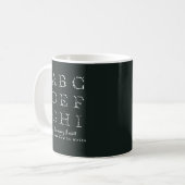 Mug citation j'apprends encore à écrire (Devant gauche)