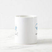 Mug Citation Jolie Bleu Est Ma Couleur (Centre)