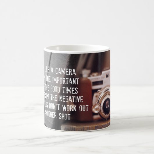 Mug Citation : La vie est comme une caméra (Centre)