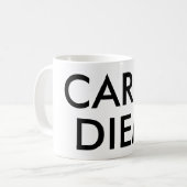 Mug Citation latine Carpe Diem (Devant gauche)