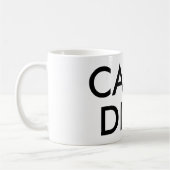 Mug Citation latine Carpe Diem (Gauche)
