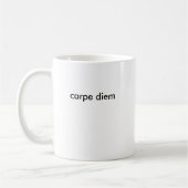 Mug Citation latine Carpe Diem (Gauche)