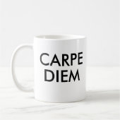 Mug Citation latine Carpe Diem (Gauche)