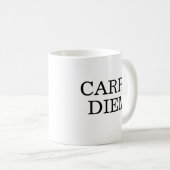 Mug Citation latine Carpe Diem (Devant droit)