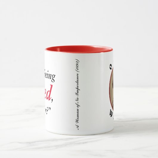 Mug Citation littéraire romantique Oscar Wilde (Centre)