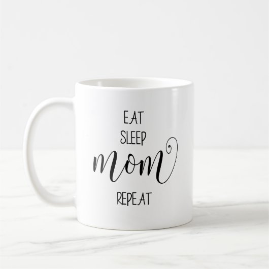 Mug Citation Manger Dormir Maman (Gauche)