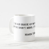 Mug Citation Mark Twain (Devant gauche)