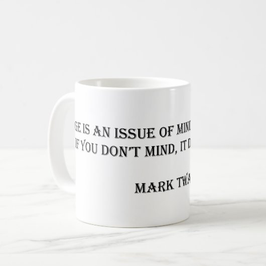 Mug Citation Mark Twain (Devant gauche)