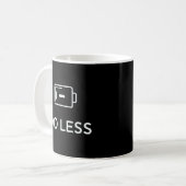 Mug Citation minimale DO LESS – Conception de style de (Devant gauche)