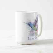 Mug Citation minuscule mais ferme Whimsical Roux Hummi (Devant droit)