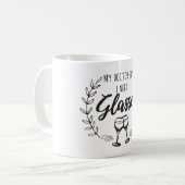 Mug Citation Moderne Amusante Mignonne (Devant gauche)