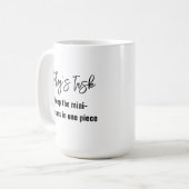 Mug Citation moderne amusante pour les mères branchées (Devant gauche)