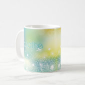 Mug Citation moderne BREATHE Dandelions inspirants (Devant gauche)