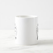 Mug Citation moderne "Je prendrai un café avec mon sol (Centre)