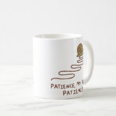 Mug Citation Motivante de Patience Escargot Mignon (Devant droit)