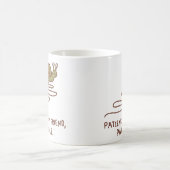 Mug Citation Motivante de Patience Escargot Mignon (Centre)