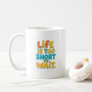 Mug Citation motivante en gras style ludique