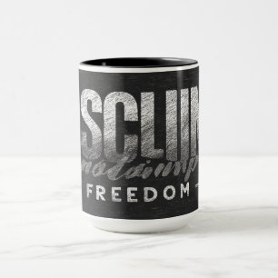 Mug Citation Motivante "La Discipline Égale la Liberté