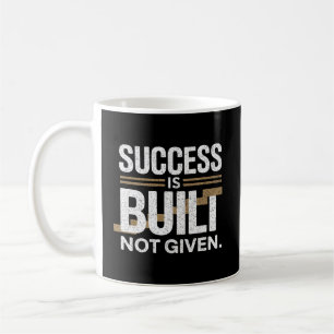 Mug Citation Motivante : Le Succès Se Construit Et Ne