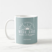 Mug Citation Motivante Positive avec N'importe Quel No (Gauche)