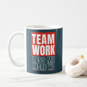 Mug Citation Motivante pour l'Esprit d'Équipe Cadeau d