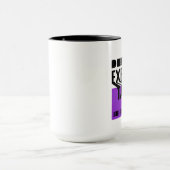 Mug Citation motivationnelle avec code-barres (Centre)