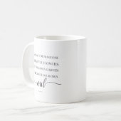 Mug Citation motivationnelle de jardinage (Devant gauche)