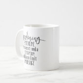 Mug Citation motivationnelle de la médecine de jardina (Devant gauche)