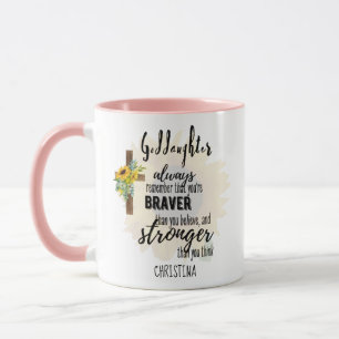 Mug Citation motivationnelle de l'adolescent GODDAUGHT