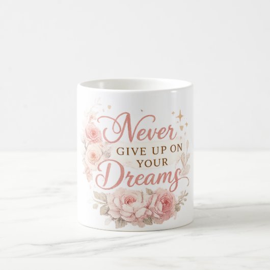 Mug Citation Motivationnelle Florale  (Centre)