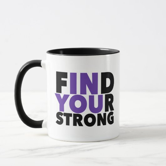 Mug Citation motivationnelle forte (Gauche)