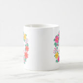 Mug Citation Motivationnelle Inspiration Florale Rose  (Centre)