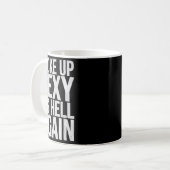 Mug Citation motivationnelle Je me suis réveillé en en (Devant gauche)