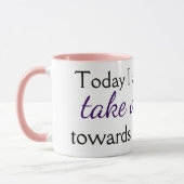 Mug Citation Motivationnelle mignonne Imprimer Café ro (Gauche)
